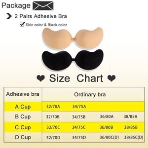 Sticky Strapless Bra for Women Push Up